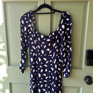 Sigmund reformation dress in splatter